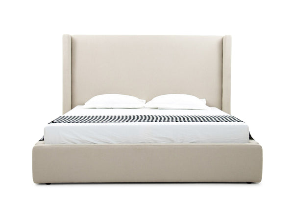 Modrest Byrne Modern Beige Fabric Bed Model VGEVVG713-C-01