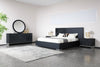 Lamod Cirque Modern Black Ash Bed Model VGVC-BD2368-BED-EK