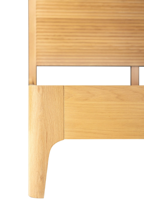 Modrest Seattle Modern Natural Oak Bed Model VGWD-SEA-QBKB-BED