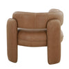Modrest Tioga Modern Brown Leather Accent Chair Model VGOD-ZW-22072-BRN