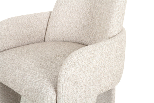 Modrest Cando Modern Beige Fabric Dining Chair Model VGOD-ZW-23097-BGE