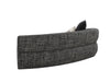 Divani Casa Lakota Modern Dark Grey Fabric Curved Sectional Sofa Model VGOD-ZW-23044-DKGRY