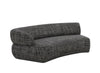 Divani Casa Lakota Modern Dark Grey Fabric Curved Sectional Sofa Model VGOD-ZW-23044-DKGRY