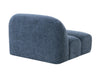 Divani Casa Forman Modern Blue Fabric Modular Armless Sectional Seat Model VGOD-ZW-23029-ARM