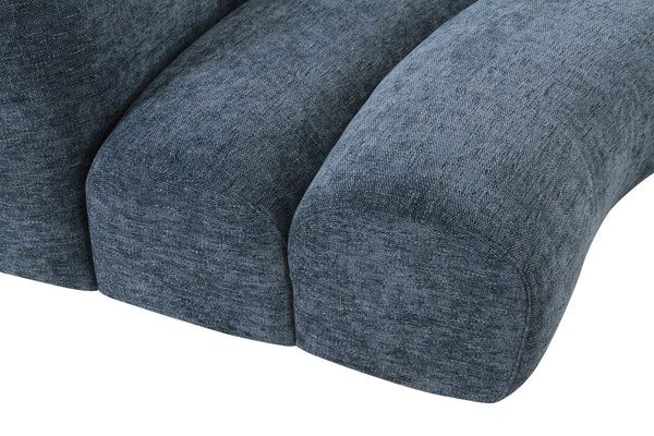 Divani Casa Forman Modern Blue Fabric Modular Corner Sectional Seat Model VGOD-ZW-23029-CRN