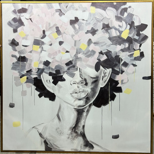 Modrest Vig23005 71 X 71 Gold Framed Painting Model VGTHVIG23005