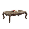 ACME Devayne Natural Marble Top & Dark Walnut Coffee Table Model 81685