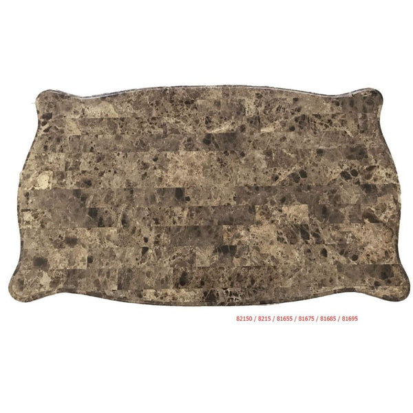 ACME Devayne Natural Marble Top & Dark Walnut Coffee Table Model 81685