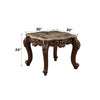 ACME Mehadi Natural Marble Top & Walnut End Table Model 81697