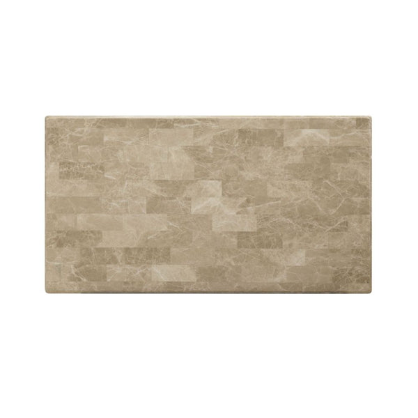 ACME Daesha Natural Marble Top & Antique Gold Coffee Table Model 81715