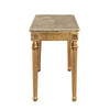 ACME Daesha Natural Marble Top & Antique Gold Sofa Table Model 81718