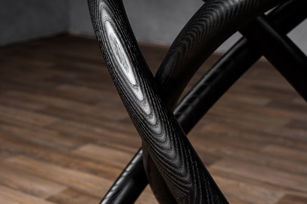 Modrest Mason Modern Glass & Black Ash Dining Table Model VGCSDT-16092-BLK