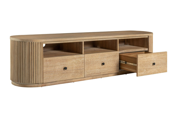 Modrest Jacobson Modern Natural Acacia Tv Stand Model VGWD-LYO-CST