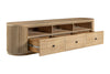 Jacobson Modern Natural Acacia TV Stand