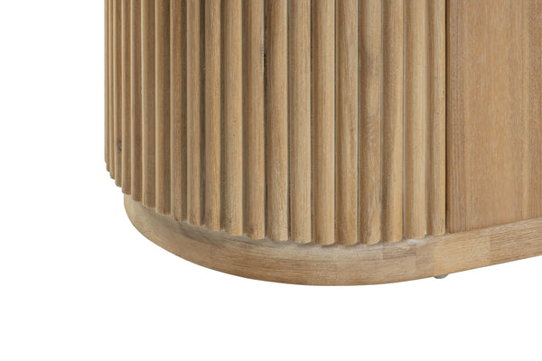 Jacobson Modern Natural Acacia TV Stand