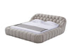 Divani Casa Yolonda Modern Beige Fabric Bed Model VGEV-A127-BED-BGE