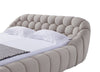 Divani Casa Yolonda Modern Beige Fabric Bed Model VGEV-A127-BED-BGE