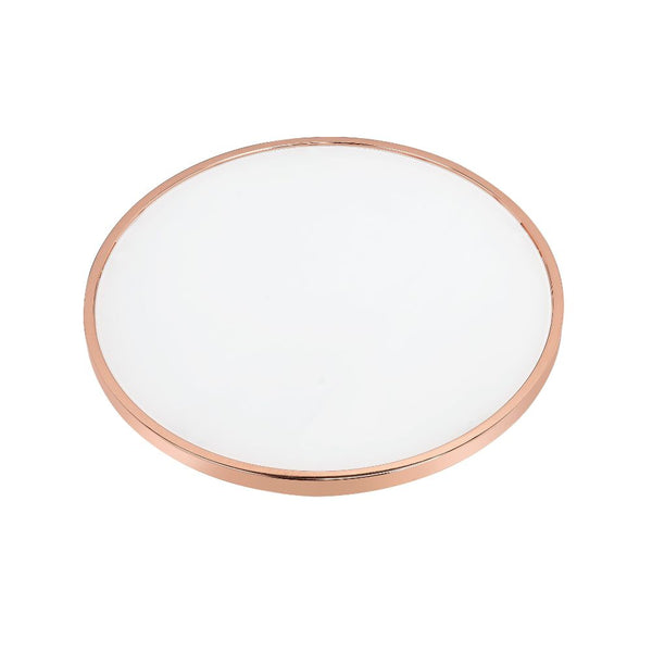 ACME Alivia Rose Gold & Frosted Glass Coffee Table Model 81835