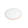 ACME Alivia Rose Gold & Frosted Glass End Table Model 81837