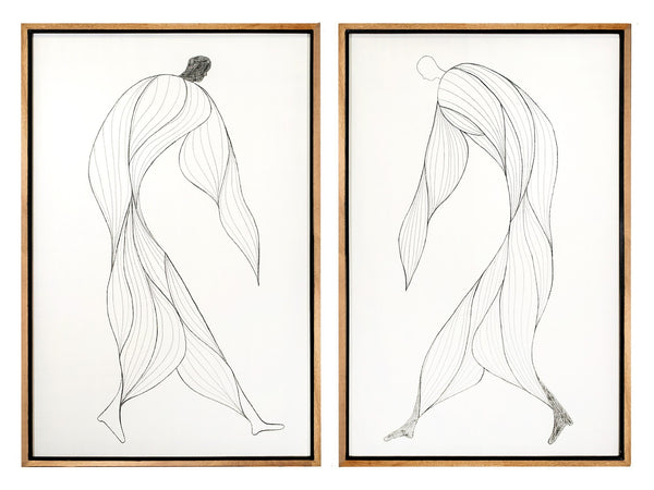 Modrest Gehen Modern Painting Set Of 2 Model VGVA-CO22554