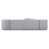 Beau Modern Light Grey Fabric Sectional Sofa With 2 Swirling Chair