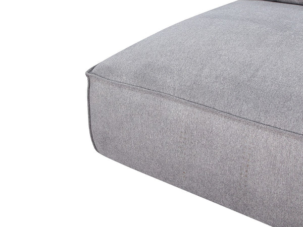 Divani Casa Racine Modern Grey Fabric Modular Sectional Sofa Model VGSX-FF22054-SILT