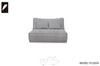 Divani Casa Racine Modern Grey Fabric Modular Sectional Sofa Model VGSX-FF22054-SILT