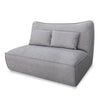 Divani Casa Racine Modern Grey Fabric Modular Sectional Sofa Model VGSX-FF22054-SILT