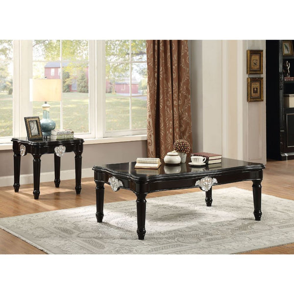 ACME Ernestine Black End Table Model 82112