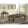 ACME Latisha Natural Marble Top & Antique Oak End Table Model 82147