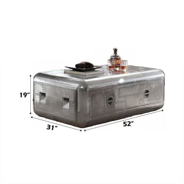 ACME Brancaster Aluminum Coffee Table Model 82180