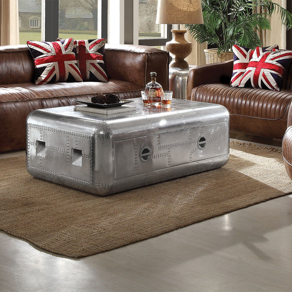 ACME Brancaster Aluminum Coffee Table Model 82180
