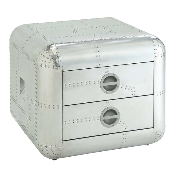 ACME Brancaster Aluminum End Table Model 82182