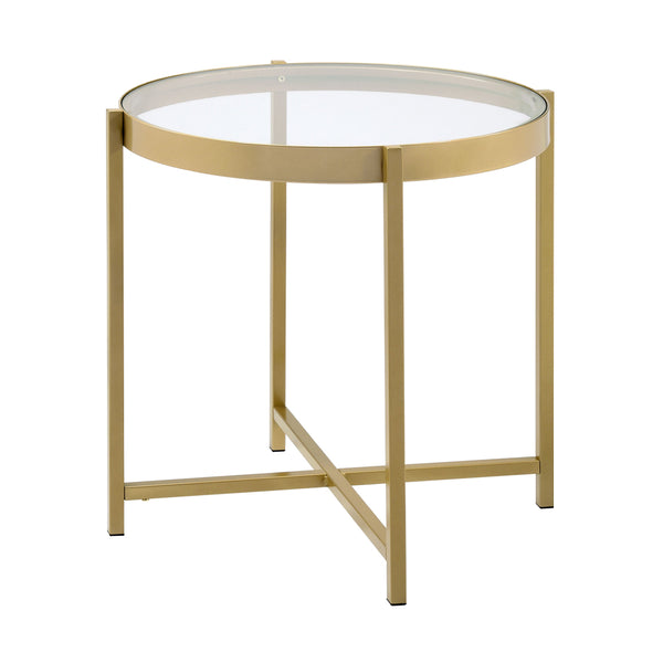 ACME Charrot Gold End Table Model 82307
