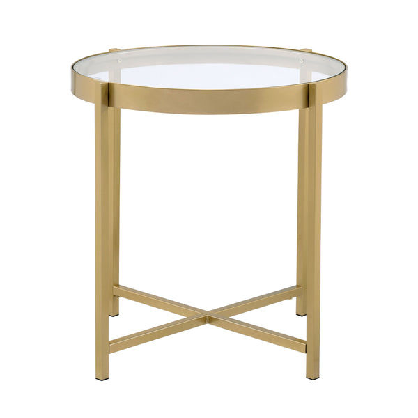 ACME Charrot Gold End Table Model 82307