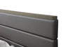 Modrest Lois Modern Grey Leather & Beige Shagreen Bedroom Set Model VGVC-BD2408-SET-EK