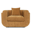 Divani Casa Tiene Modern Orange Fabric Sofa Set Model VGAH-SF1011-SET