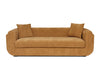 Divani Casa Tiene Modern Orange Fabric Sofa Set Model VGAH-SF1011-SET