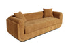 Divani Casa Tiene Modern Orange Fabric Sofa Set Model VGAH-SF1011-SET