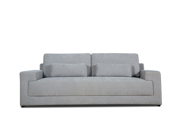 Divani Casa Loki Modern Grey Fabric 3 Seat Sofa Model VGAH-SF1015-3-GRY
