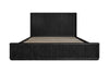 Modrest Fields Modern Black Acacia Bed Model VGWD-VGD2-BED-BLK