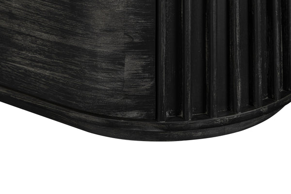 Modrest Fields Modern Black Acacia Chest Model VGWD-VGD2-TB04-BLK