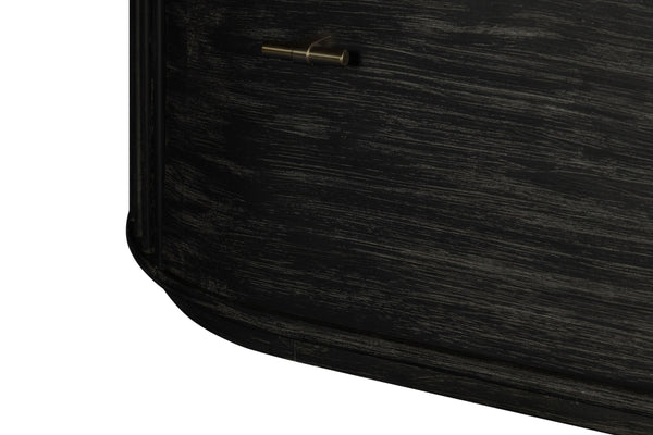 Modrest Fields Modern Black Acacia Chest Model VGWD-VGD2-TB04-BLK