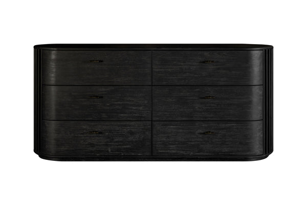 Modrest Fields Modern Black Acacia Dresser Model VGWD-VGD2-DR06-BLK