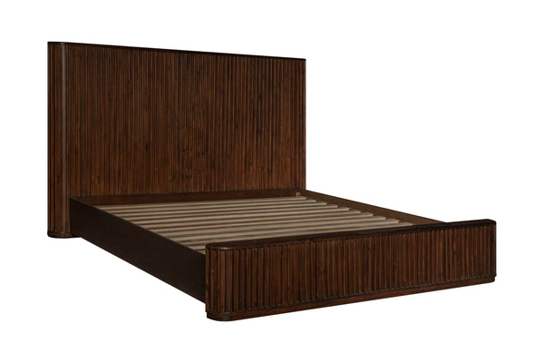 Modrest Fields Modern Walnut Acacia Bed Model VGWD-VGD3-BED-WAL