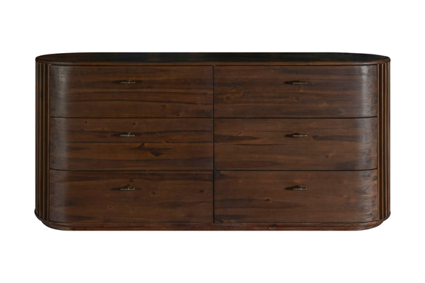 Modrest Fields Modern Walnut Acacia Dresser Model VGWD-VGD3-DR06-WAL