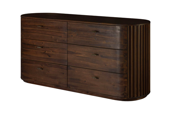Modrest Fields Modern Walnut Acacia Dresser Model VGWD-VGD3-DR06-WAL