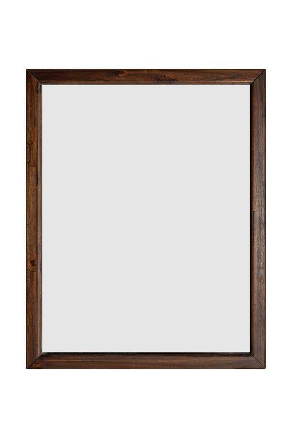Modrest Fields Modern Walnut Acacia Mirror Model VGWD-VGD3-MIR-WAL