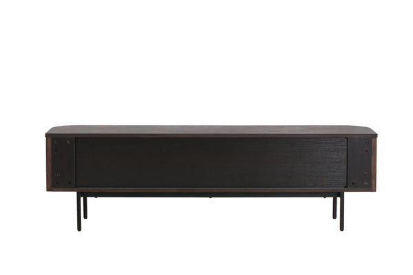 Clifton Modern Smoked Ash Tall TV Stand