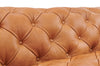Dexter Transitional Camel Full Italian Leather Sofa
